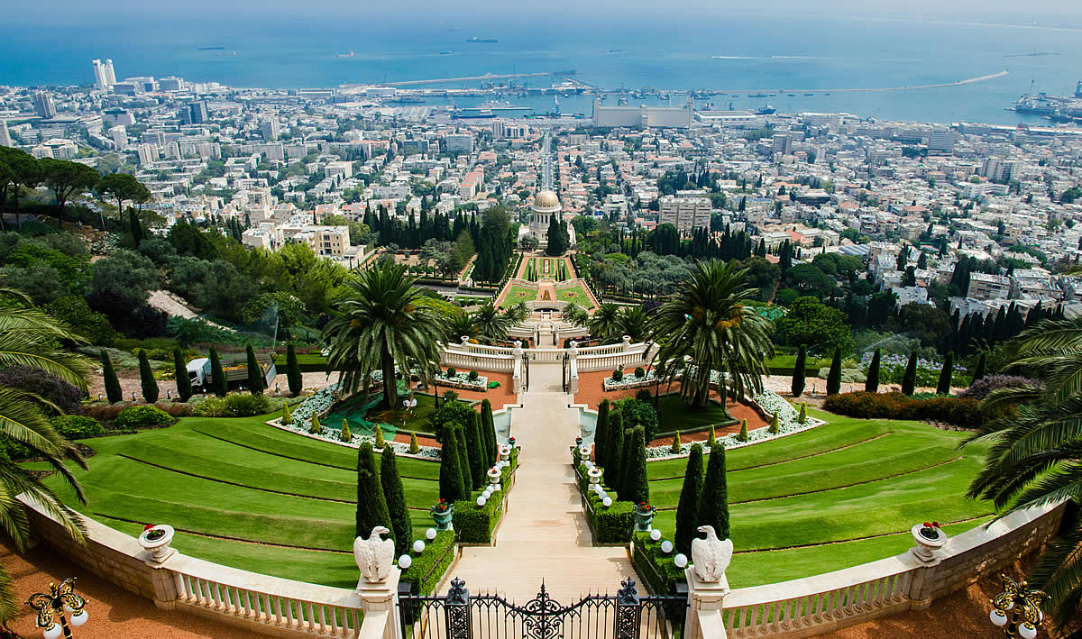 Culture of Peace Israel, Haifa city with sea view