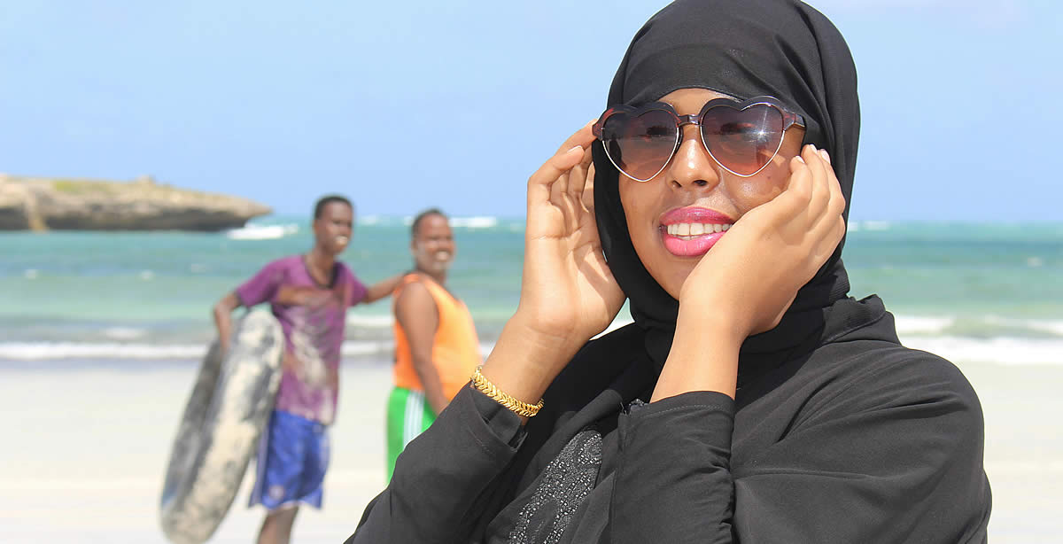 Gender Gap Somalia, Gender Equality, woman with sunglasses