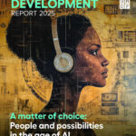 Human Development Report 2025, cover woman