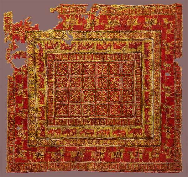 Persian Silk Road in Iran, Pazyryk rug carpet
