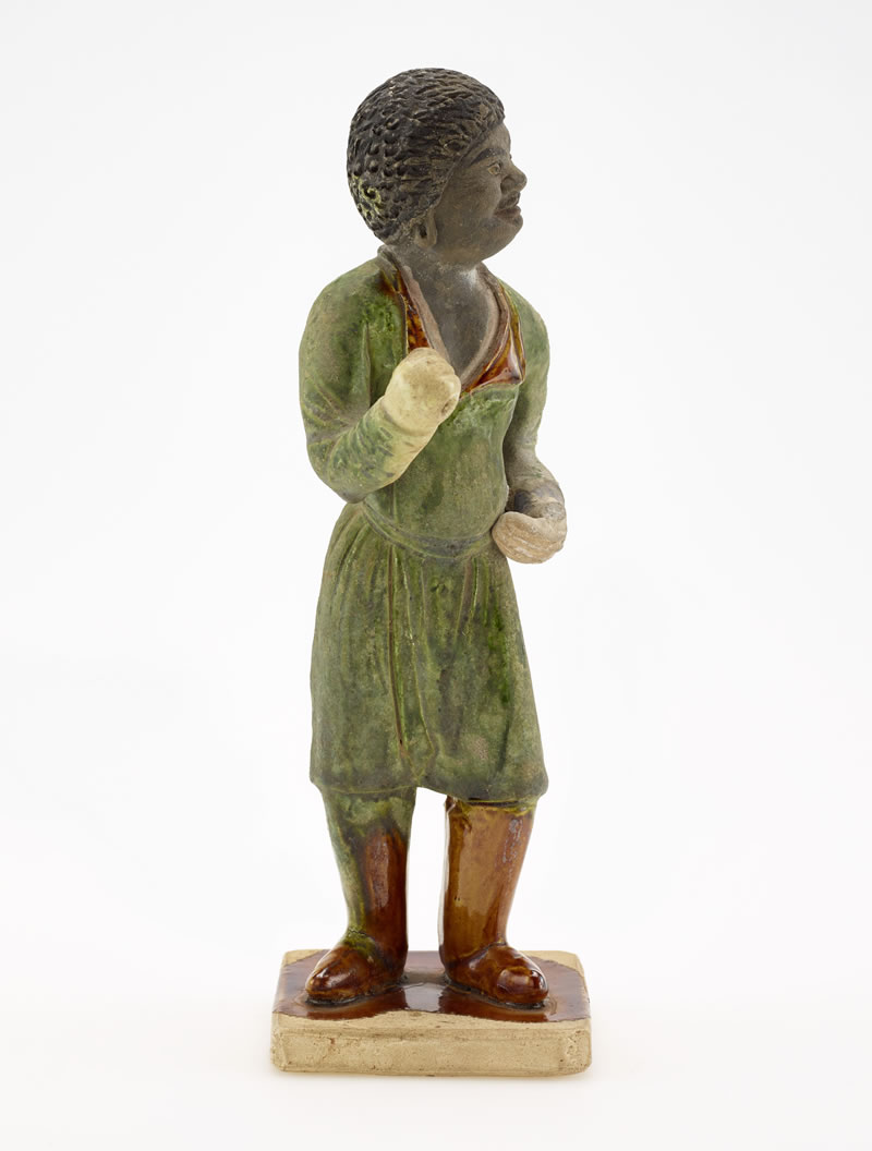 Slavery, Caste Systems, and the Silk Road Trade Network, Tomb figure of a groom China