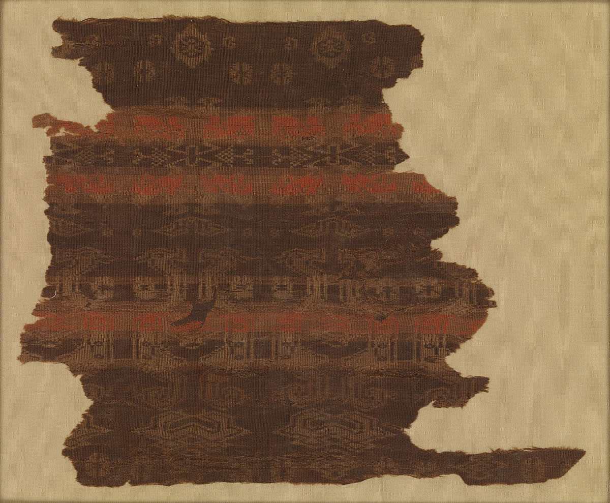 Five Virtues: How Colour Decided Who Ruled China, red woven silk Zhou dynasty